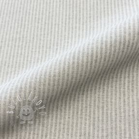 Dekoračná látka DOBBY Colored stripe light grey