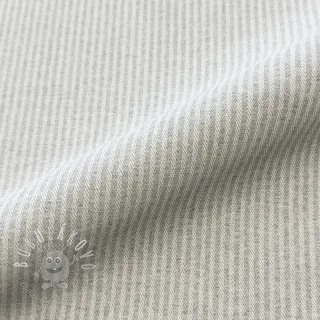 Dekoračná látka DOBBY Colored stripe light grey