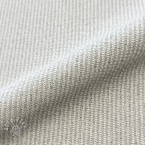 Dekoračná látka DOBBY Colored stripe light grey