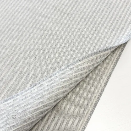 Dekoračná látka DOBBY Colored stripe light grey