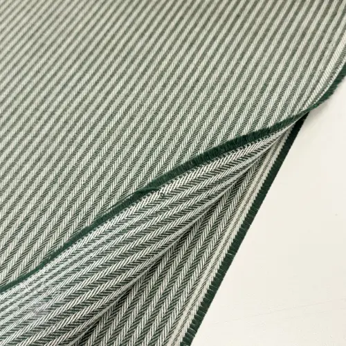 Dekoračná látka DOBBY Colored stripe bottle green