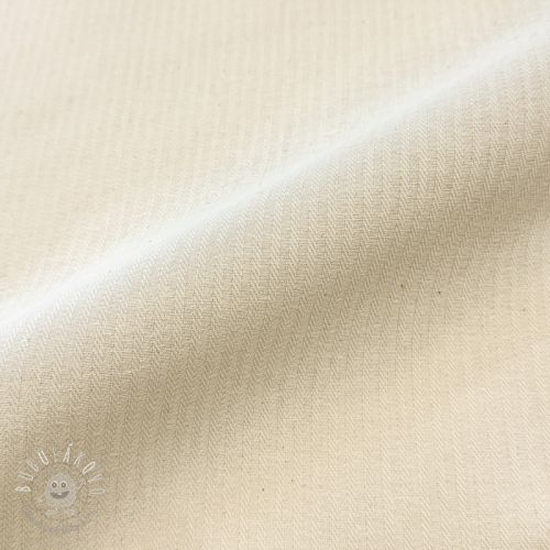 Dekoračná látka DOBBY Colored stripe naturel