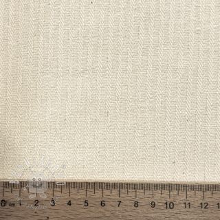 Dekoračná látka DOBBY Colored stripe naturel