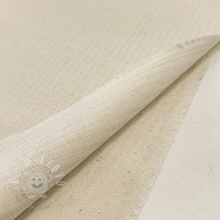 Dekoračná látka DOBBY Colored stripe naturel