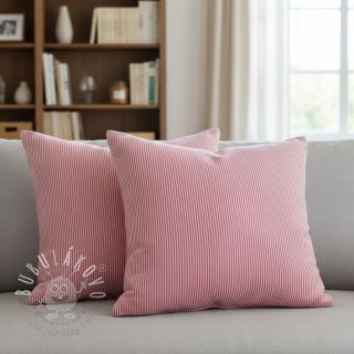 Dekoračná látka DOBBY Colored stripe fuchsia