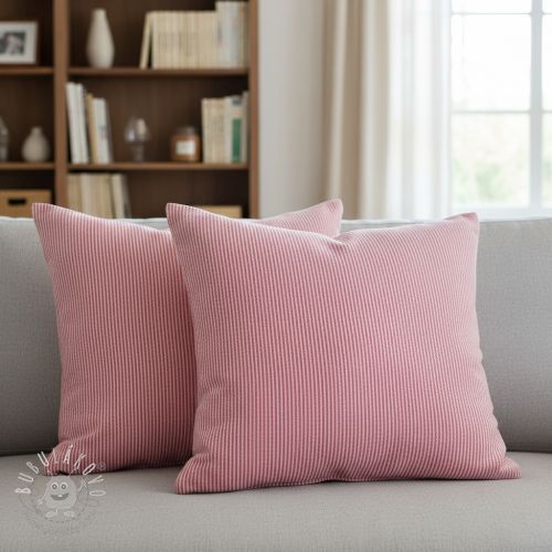 Dekoračná látka DOBBY Colored stripe fuchsia