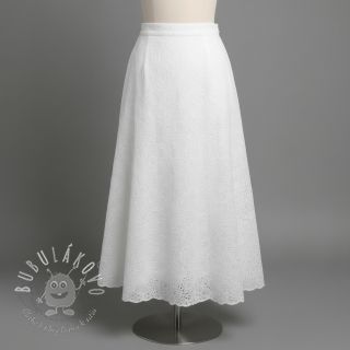 Bavlnená látka EMBROIDERY 2 side Camelia