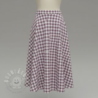 Bavlnená látka FLANNEL BIG Check mauve