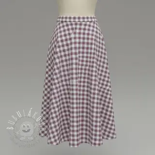 Bavlnená látka FLANNEL BIG Check mauve