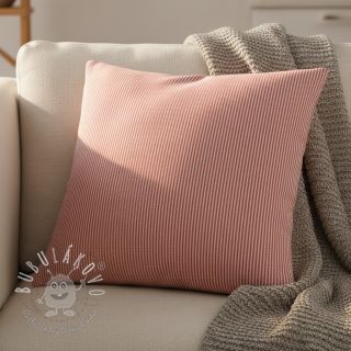 Dekoračná látka DOBBY Colored stripe poppy red