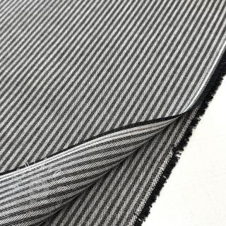 Dekoračná látka DOBBY Colored stripe black