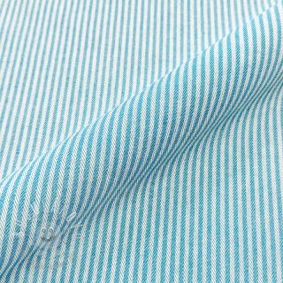 Dekoračná látka DOBBY Colored stripe turquoise