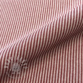 Dekoračná látka DOBBY Colored stripe burgundy