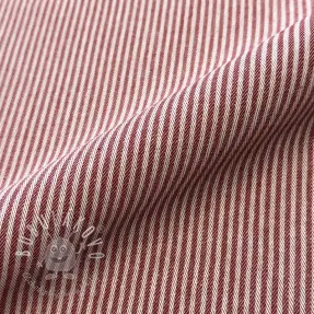 Dekoračná látka DOBBY Colored stripe burgundy