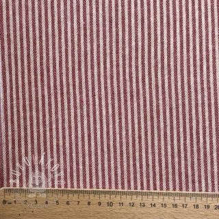 Dekoračná látka DOBBY Colored stripe burgundy