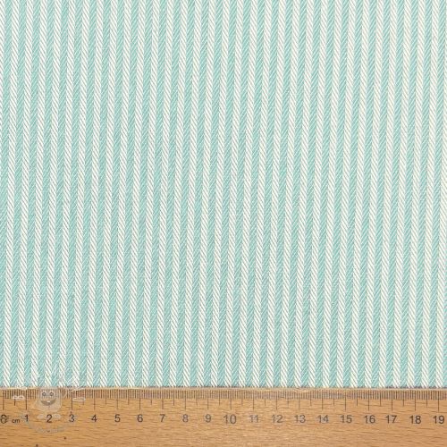 Dekoračná látka DOBBY Colored stripe mint