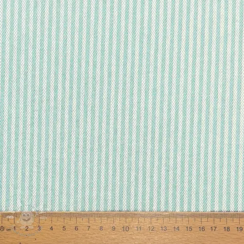 Dekoračná látka DOBBY Colored stripe mint