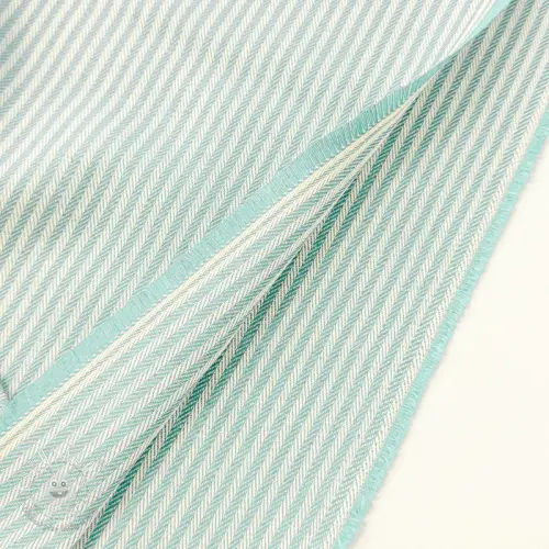 Dekoračná látka DOBBY Colored stripe mint