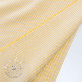Dekoračná látka DOBBY Colored stripe pastel yellow