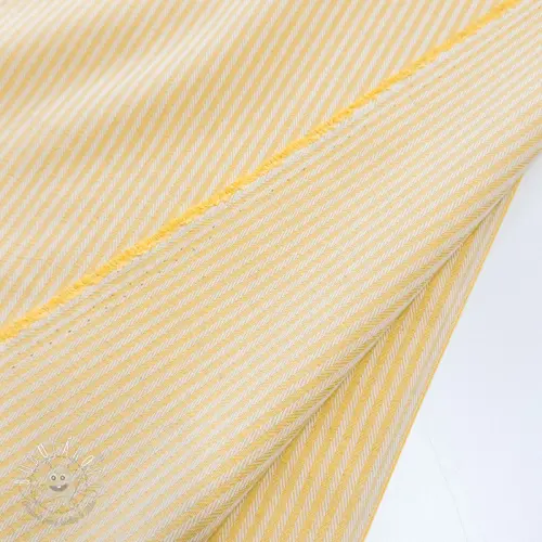 Dekoračná látka DOBBY Colored stripe pastel yellow