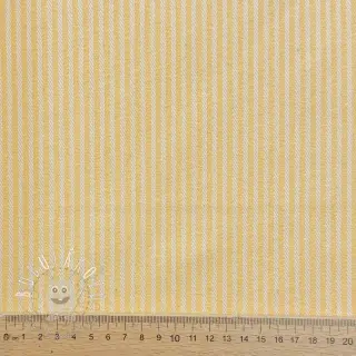 Dekoračná látka DOBBY Colored stripe pastel yellow