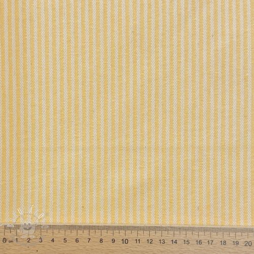 Dekoračná látka DOBBY Colored stripe pastel yellow