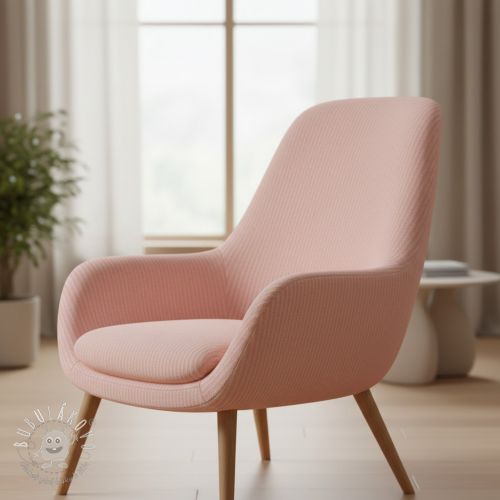 Dekoračná látka DOBBY Colored stripe light pink