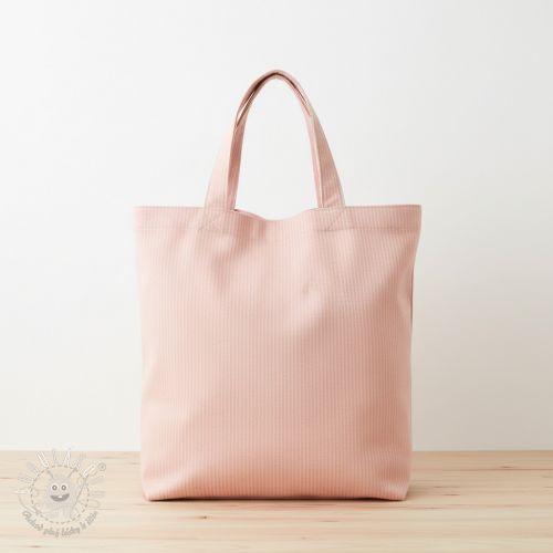 Dekoračná látka DOBBY Colored stripe light pink