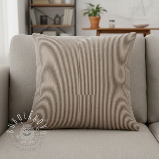 Dekoračná látka DOBBY Colored stripe coffee