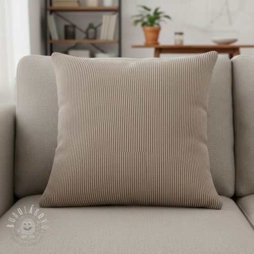 Dekoračná látka DOBBY Colored stripe coffee