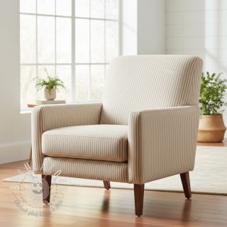 Dekoračná látka DOBBY Colored stripe sand