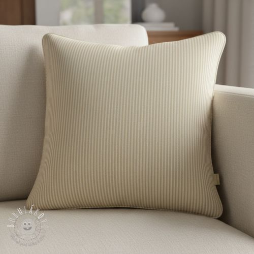 Dekoračná látka DOBBY Colored stripe sand