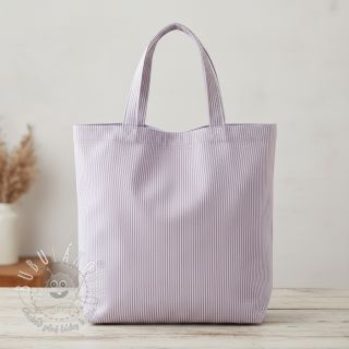 Dekoračná látka DOBBY Colored stripe lavender