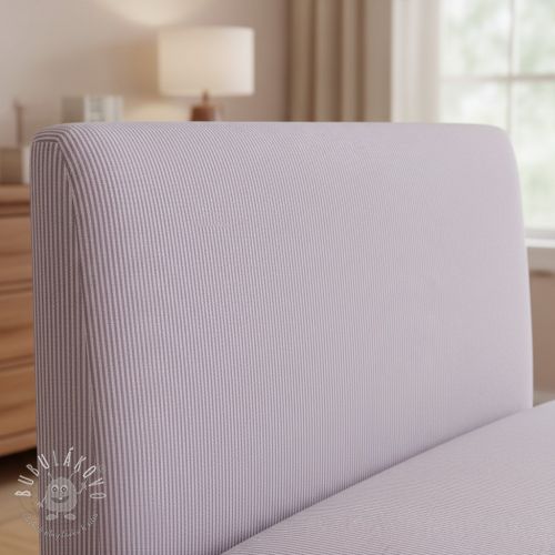 Dekoračná látka DOBBY Colored stripe lavender