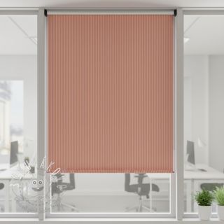 Dekoračná látka DOBBY Colored stripe coral