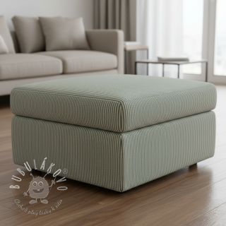 Dekoračná látka DOBBY Colored stripe bottle green