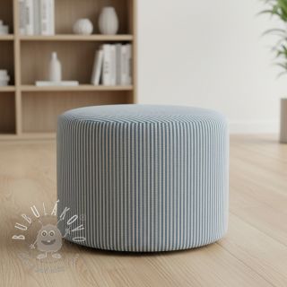 Dekoračná látka DOBBY Colored stripe blue