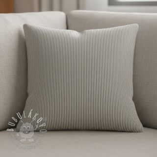 Dekoračná látka DOBBY Colored stripe graphite