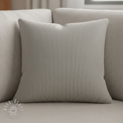 Dekoračná látka DOBBY Colored stripe graphite