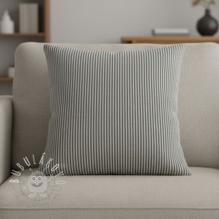 Dekoračná látka DOBBY Colored stripe black