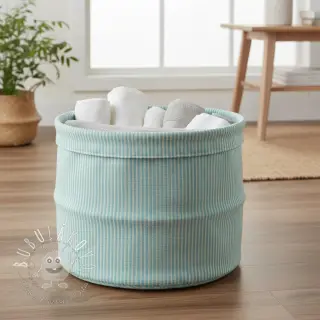 Dekoračná látka DOBBY Colored stripe mint