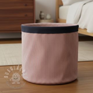 Dekoračná látka DOBBY Colored stripe burgundy