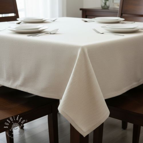 Dekoračná látka DOBBY Colored stripe naturel