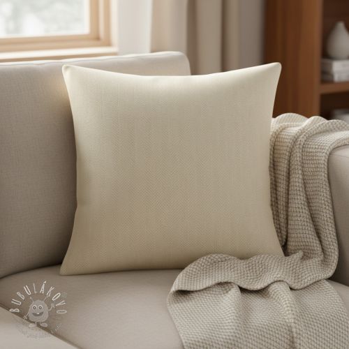 Dekoračná látka DOBBY Colored stripe naturel