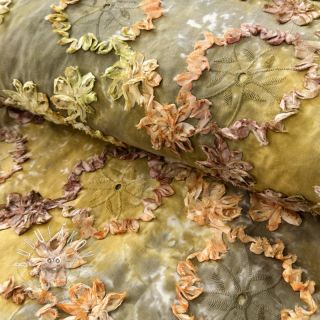 Bavlnená látka TIE DYE EMBROIDERY Eva tape design E