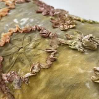 Bavlnená látka TIE DYE EMBROIDERY Eva tape design E