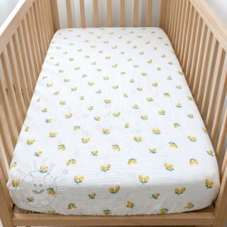 Dvojitá gázovina/mušelín Fruits lemon ORGANIC