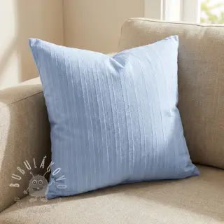 Bavlnená látka VOILE LUREX Stripes light blue