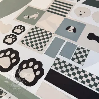Bavlnená látka Dog PANEL digital print