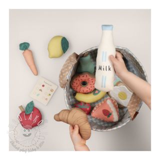 Bavlnená látka Farmers market PANEL digital print